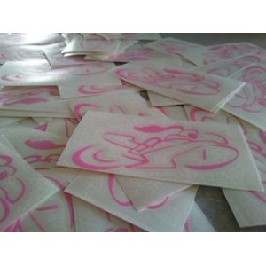 Girl Rider Die Cut Sticker