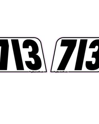 Side number plates